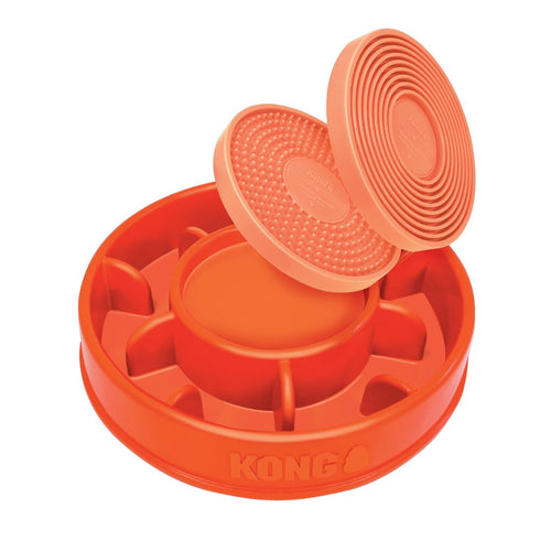 KONG Licks Mealtime Large Orange - Poudre Pet & Feed Supply 2
