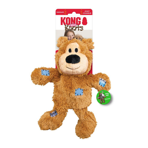 KONG Wild Knots Bear Assorted Dog Toy, S/M
