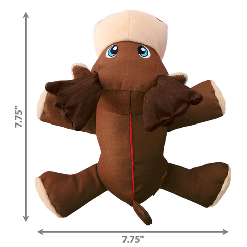 KONG Cozie Ultra Max Moose, Toy for Dogs, Medium - Poudre Pet and Feed Supply