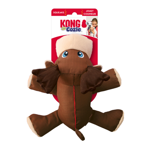 KONG Cozie Ultra Max Moose, Toy for Dogs, Medium - Poudre Pet and Feed Supply