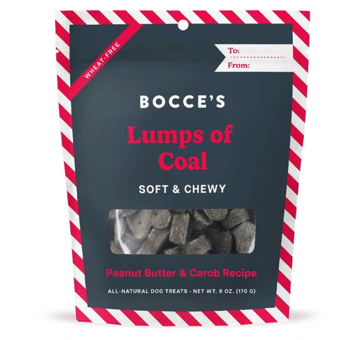 Bocce's Bakery Lumps of Coal Soft & Chewy Dog Treats 6oz - Poudre Pet & Feed Supply