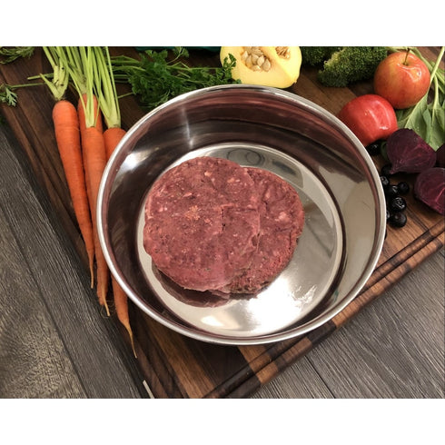 OC Raw Beef & Produce Patty Frozen Dog Food 6lb - Poudre Pet & Feed Supply 2