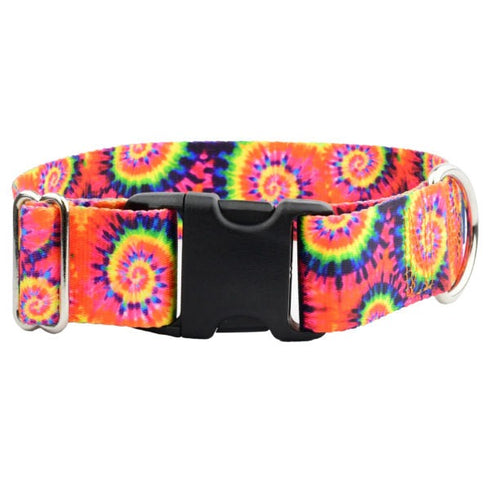2Hounds Design Classic Tie-Dye Dog Collar XL 1.5" - Poudre Pet & Feed Supply