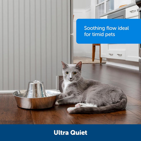 PetSafe Seaside Stainless Pet Fountain 60oz - Poudre Pet & Feed Supply 4