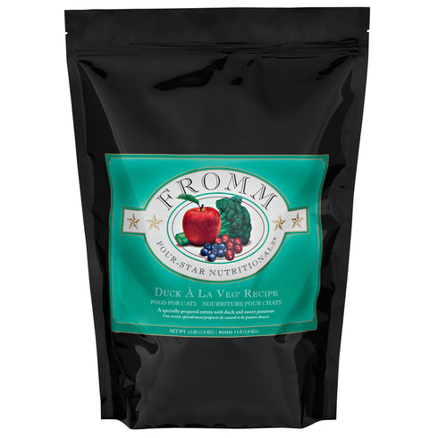 Fromm Duck A La Veg Dry Cat Food 4lb
