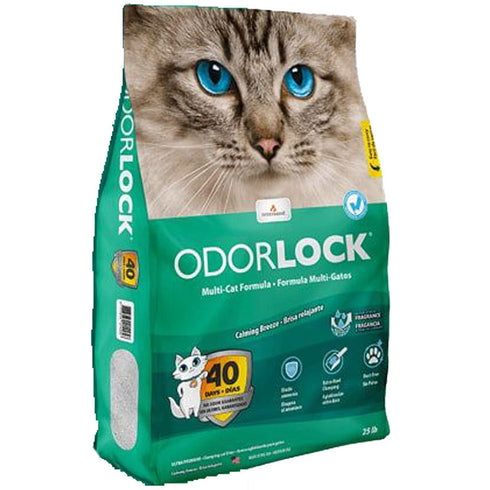 Intersand Odorlock Calming Breeze Clumping Cat Litter 25lb - Poudre Pet and Feed Supply