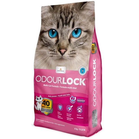 Intersand Odorlock Baby Powder Clumping Cat Litter 13.2lb - Poudre Pet and Feed Supply