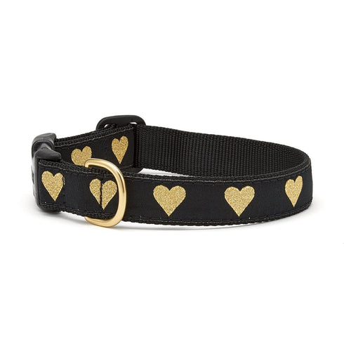 Up Country Heart of Gold Dog Collar X-Small 5/8" Width - Poudre Pet & Feed Supply