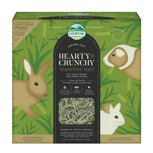 Oxbow Cut Hearty & Crunchy Timothy Hay 80oz - Poudre Pet and Feed Supply