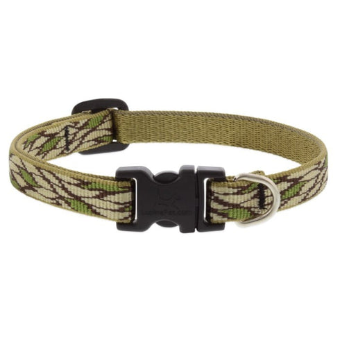 Lupine MicroBatch Dog Collar 1/2" x 6"-9" Leaf Motif - Poudre Pet & Feed Supply