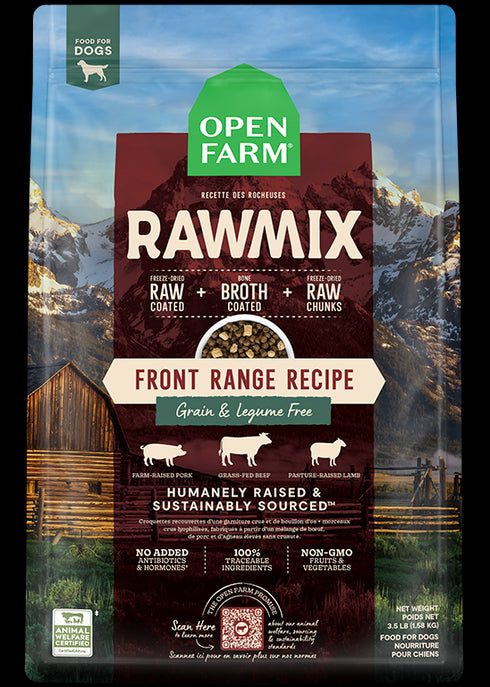 Open Farm Front Range Grain-Free RawMix for Dogs 3.5lb - Poudre Pet and Feed Supply