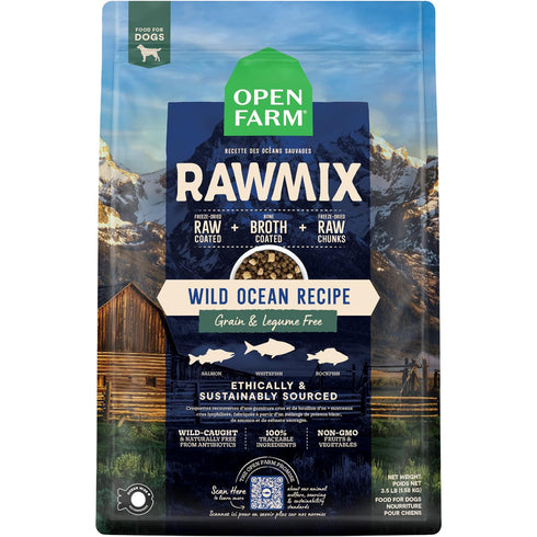 Open Farm Wild Ocean Grain-Free RawMix Dog Food 20lb - Poudre Pet and Feed Supply