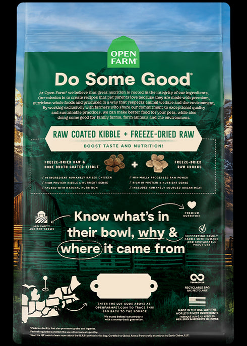 Open Farm Open Prairie Ancient Grains RawMix for Dogs 20lb - Poudre Pet and Feed Supply