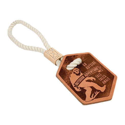 Tall Tails Leather Tug Outdoor Adventure 13" Dog Toy Poudre Pet & Feed Supply 3