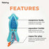 Fabdog Floatie Squid Dog Toy