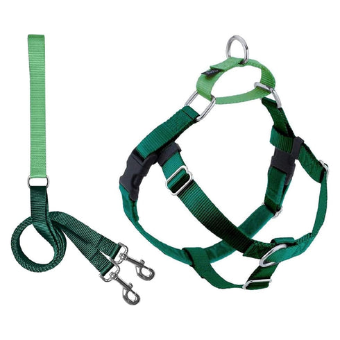 2 Hounds Design Freedom No-Pull Dog Harness - Large 1" x 28-32" - Kelly Green