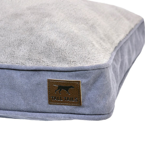 Tall Tails Cushion Charcoal Dog Bed Large