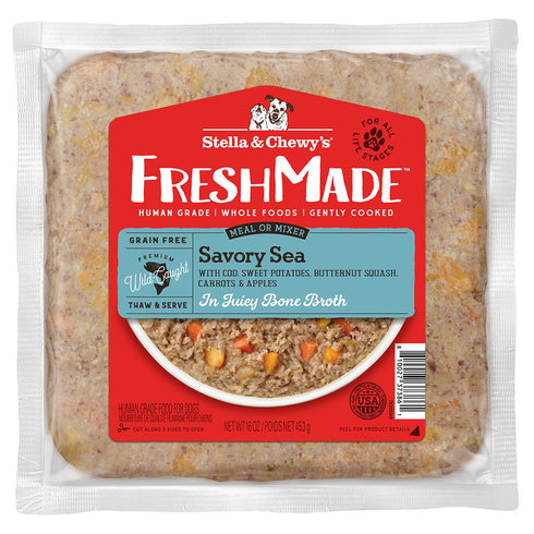 Stella & Chewy's Freshmade Sea Gently Cooked Dog Food 16oz - Poudre Pet and Feed Supply
