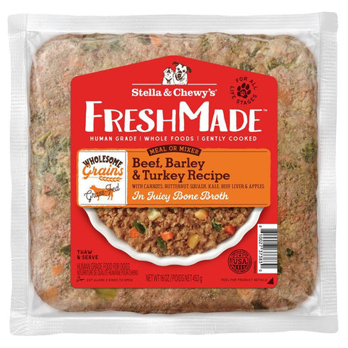 Stella and Chewy's Freshmade Beef & Turkey Gently Cooked Dog Food 16oz - Poudre Pet and Feed Supply