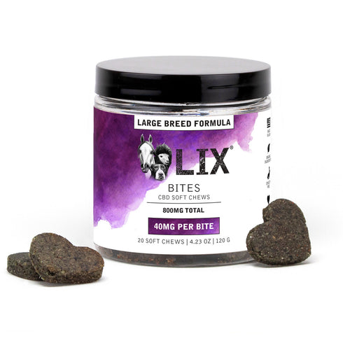 Lix Bites Large breed Formula 40mg per Soft Bite 20ct poudrefeed.com