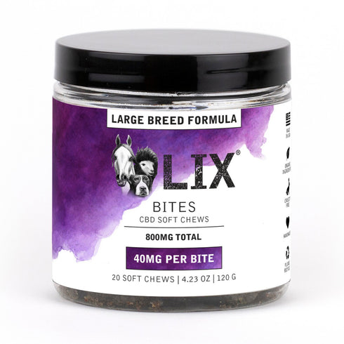 Lix Bites Large breed Formula 40mg per Soft Bite 20ct poudrefeed.com 2