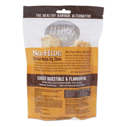 Earth Animal No-Hide Chicken Chews Dog Treats 11" 2pk