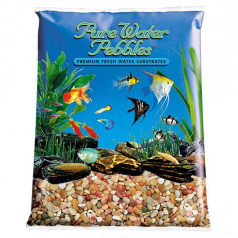 Pure Water Pebbles Cumberland River Gems Aquarium Gravel 5lb - Poudre Pet & Feed Supply
