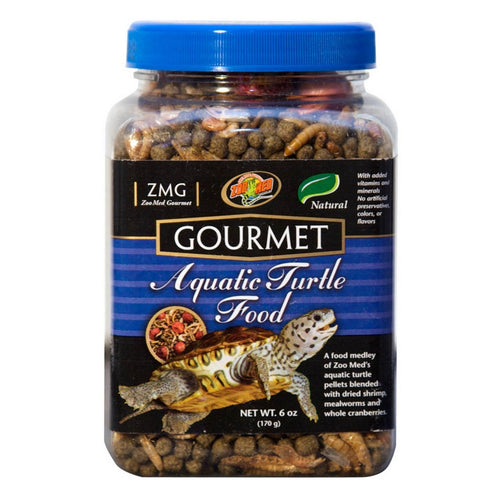 Zoo Med Gourmet Aquatic Turtle Dry Food 6oz - Poudre Pet & Feed Supply