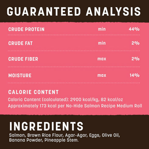 Earth Animal No-Hide Salmon Chews Dog Treats 11" 2pk