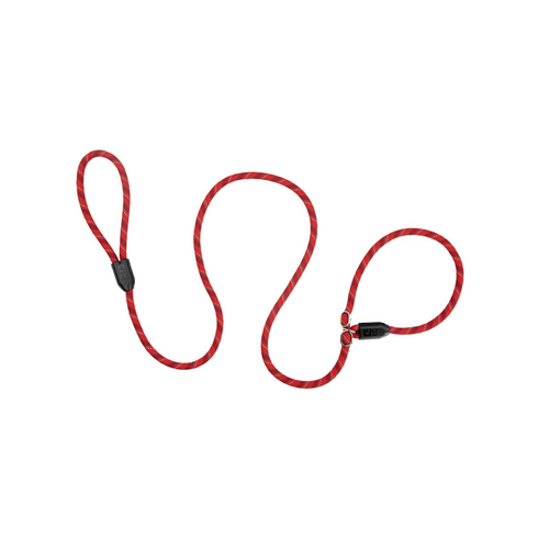 RC PETS Dog Rope Slip Leash, Red, 1/2"X5' - Poudre Pet and Feed Supply