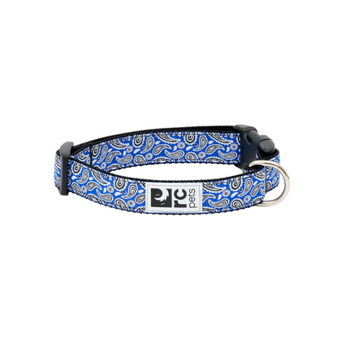 RC PETS Dog Clip Collar, Rebel Blue, M, 1"/ 12"-20" - Poudre Pet and Feed Supply