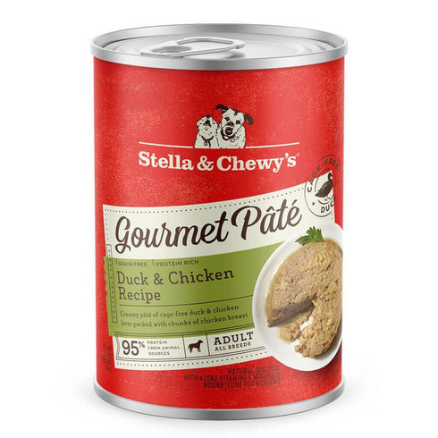 Stella & Chewy's Gourmet Duck Chicken Pate Wet Dog Food 12.5oz poudrefeed.com