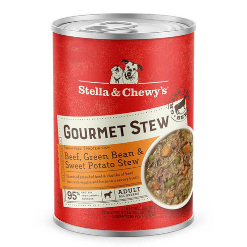 Stella & Chewy's Gourmet Beef Green Bean Sweet Potato Stew Wet Dog Food 12.5oz poudrefeed.com