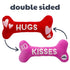 Huxley & Kent Hugs & Kisses Bone 2.0 (Double Sided) Dog Toy Large - Poudre Pet & Feed Supply