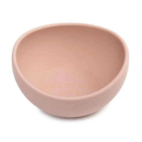 FuzzYard Life Silicone Bowl for Pets - Soft Blush Large