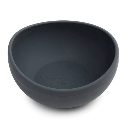 FuzzYard Life Silicone Bowl Small Slate Grey Poudre Pet & Feed Supply