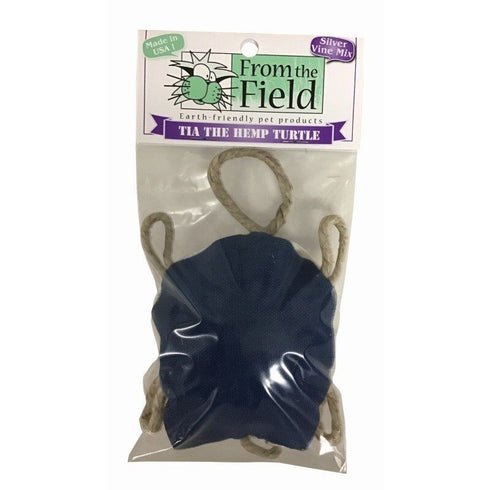 From the Field Tia the Hemp Turtle Catnip Toy
