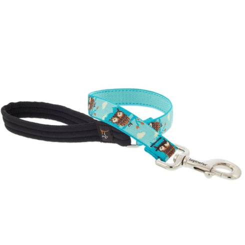 Lupine MicroBatch Limited Designs Dog Leash 1" x 6' Hoot - Poudre Pet & Feed Supply