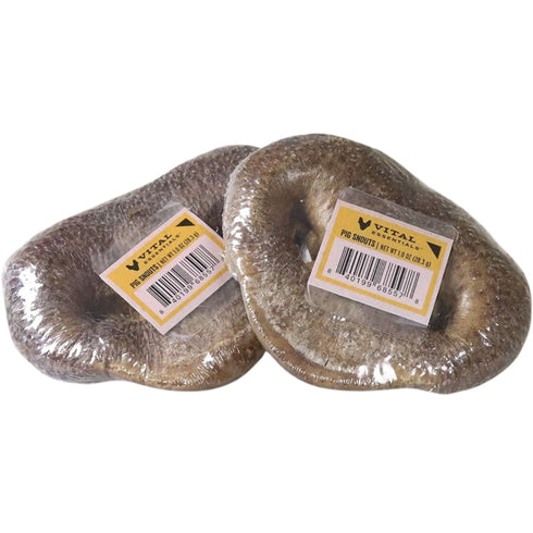 Vital Essentials Freeze Dried Pig Snout Each Dog Treats Poudre Pet & Feed Supply