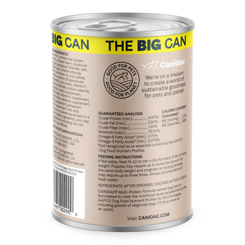 Canidae All Life Stages Wet Dog Food - Multi-Protein Chicken, Lamb & Fish - 22oz Can