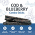Icelandic+ Cod & Blueberry Combo Sticks Dog Treats 2oz - Poudre Pet & Feed Supply 3