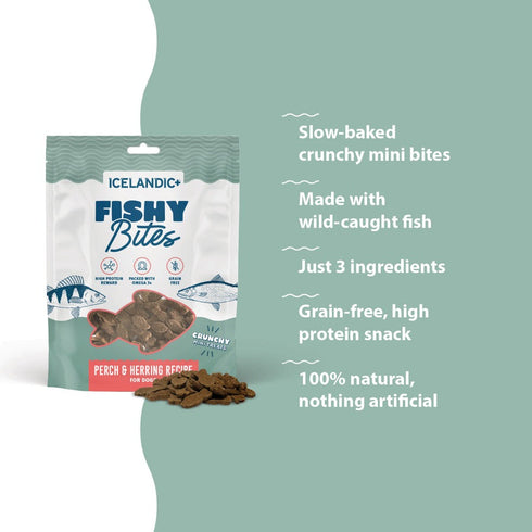 Icelandic+ Fishy Bites Dog Treats 2oz - Poudre Pet & Feed Supply 3