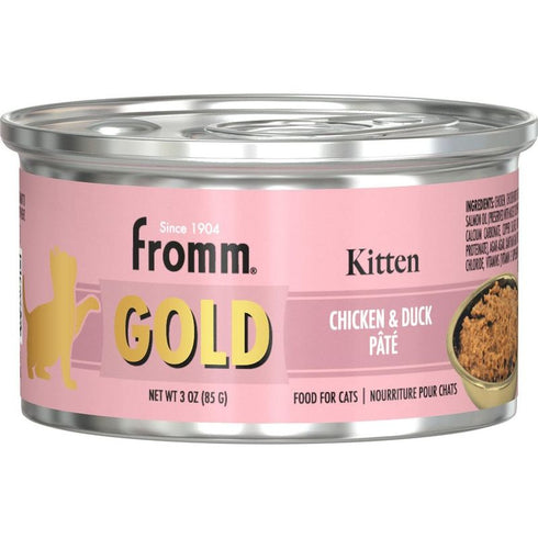 Fromm Kitten Gold Chicken & Duck Pate Wet Cat Food 3oz - Poudre Pet & Feed Supply