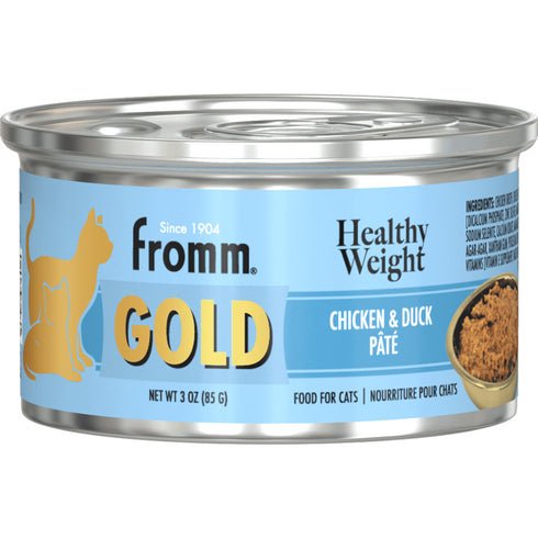 Fromm Gold Healthy Weight Wet Cat Food - Chicken & Duck Pâté - 3oz Can