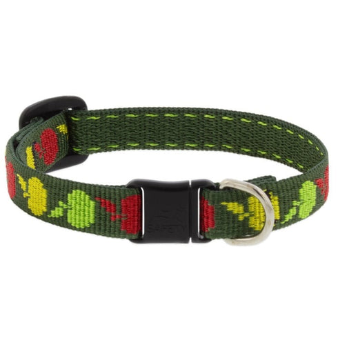 Lupine MicroBatch Safety Cat Collar 1/2" x 8-12" Apple Garden - Poudre Pet & Feed Supply
