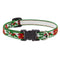 Lupine MicroBatch Dog Collar 1/2" x 6"-9" Poinsettia - Poudre Pet & Feed Supply