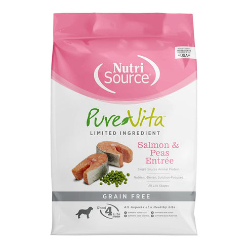 PureVita Grain Free Salmon & Peas Grain Free Limited Ingredient Dog Food 12lb - Poudre Pet & Feed Supply