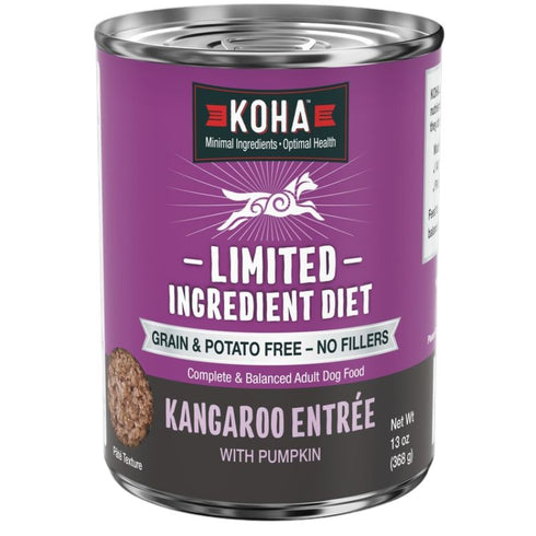 Koha Limited Ingredient Diet Grain Free Kangaroo Wet Dog Food 13oz - Poudre Pet & Feed Supply