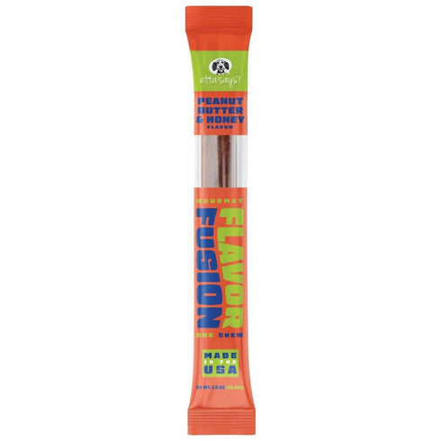 Etta Says Flavor Fusion Stick Peanut Butter Honey Dog Treat Each - Poudre Pet & Feed Supply