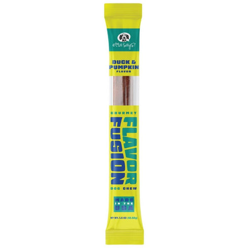 Etta Says Flavor Fusion Stick Duck Pumpkin Dog Treat Each - Poudre Pet & Feed Supply